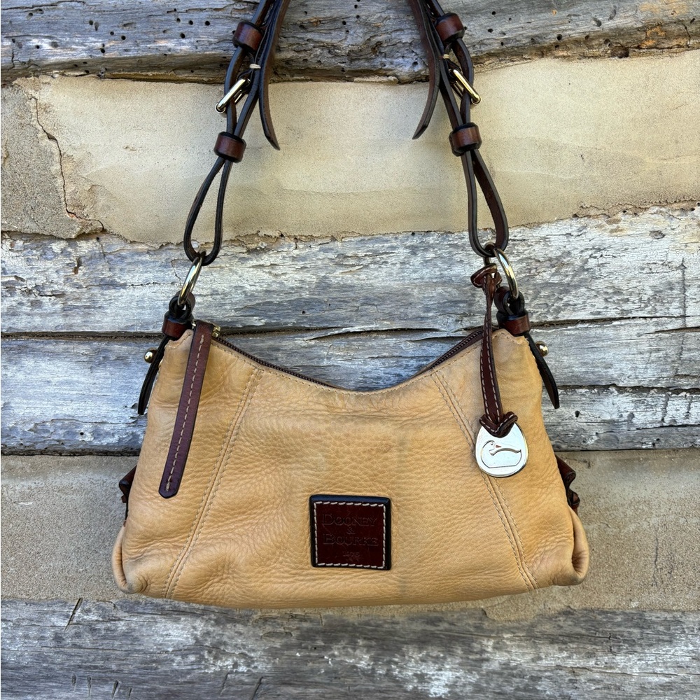 Dooney & Bourke Pebble Grain Leather Hobo Shoulder Bag